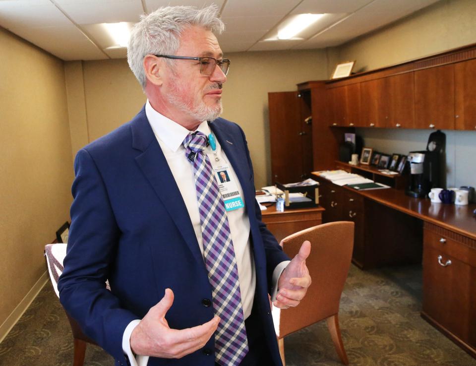 Darin Rourke is the new chief operating officer and president of Wentworth-Douglass Hospital in Dover.