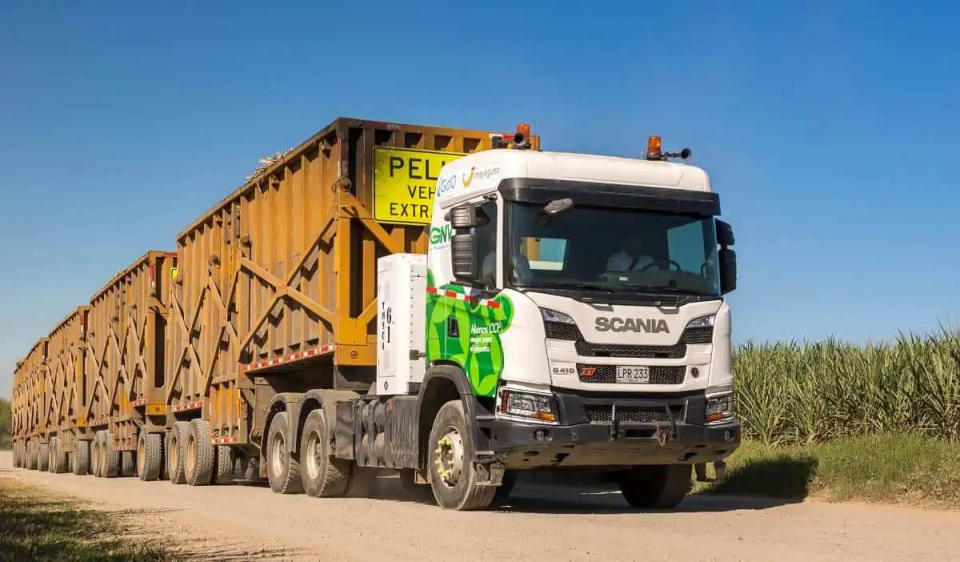 Grupo Mayagüez le apuesta a la movilidad sostenible con vehículos 100% a gas natural. Imagen: Promigas