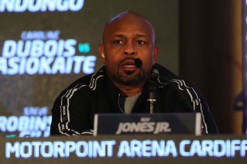 Photo shows Roy Jones Jr