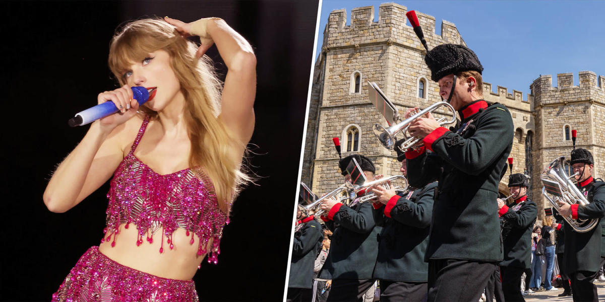 The Royals add variety by playing a Taylor Swift song during Changing the Guard