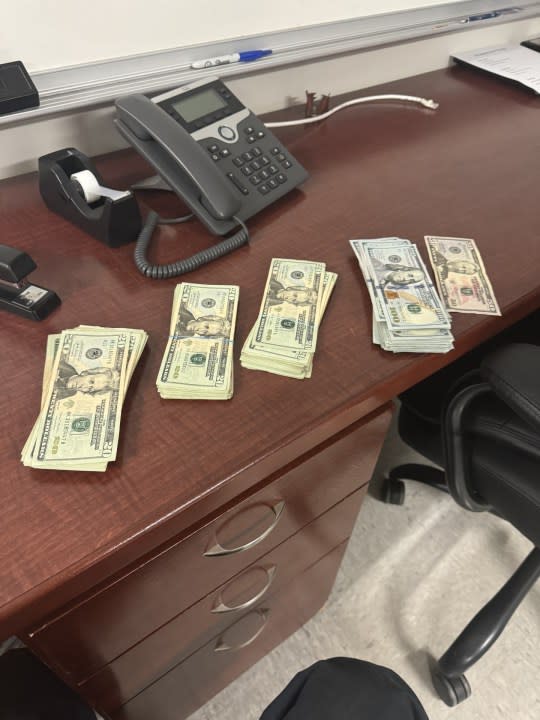 Cash seized during May traffic stops (courtesy Arkansas State Police)