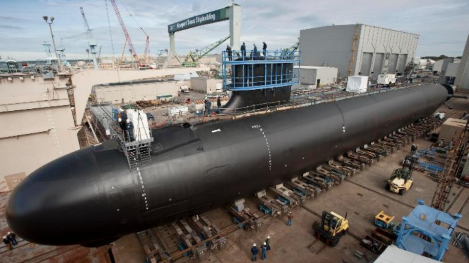 An image of the US' Virginia-Class Attack Submarine, from 2014.