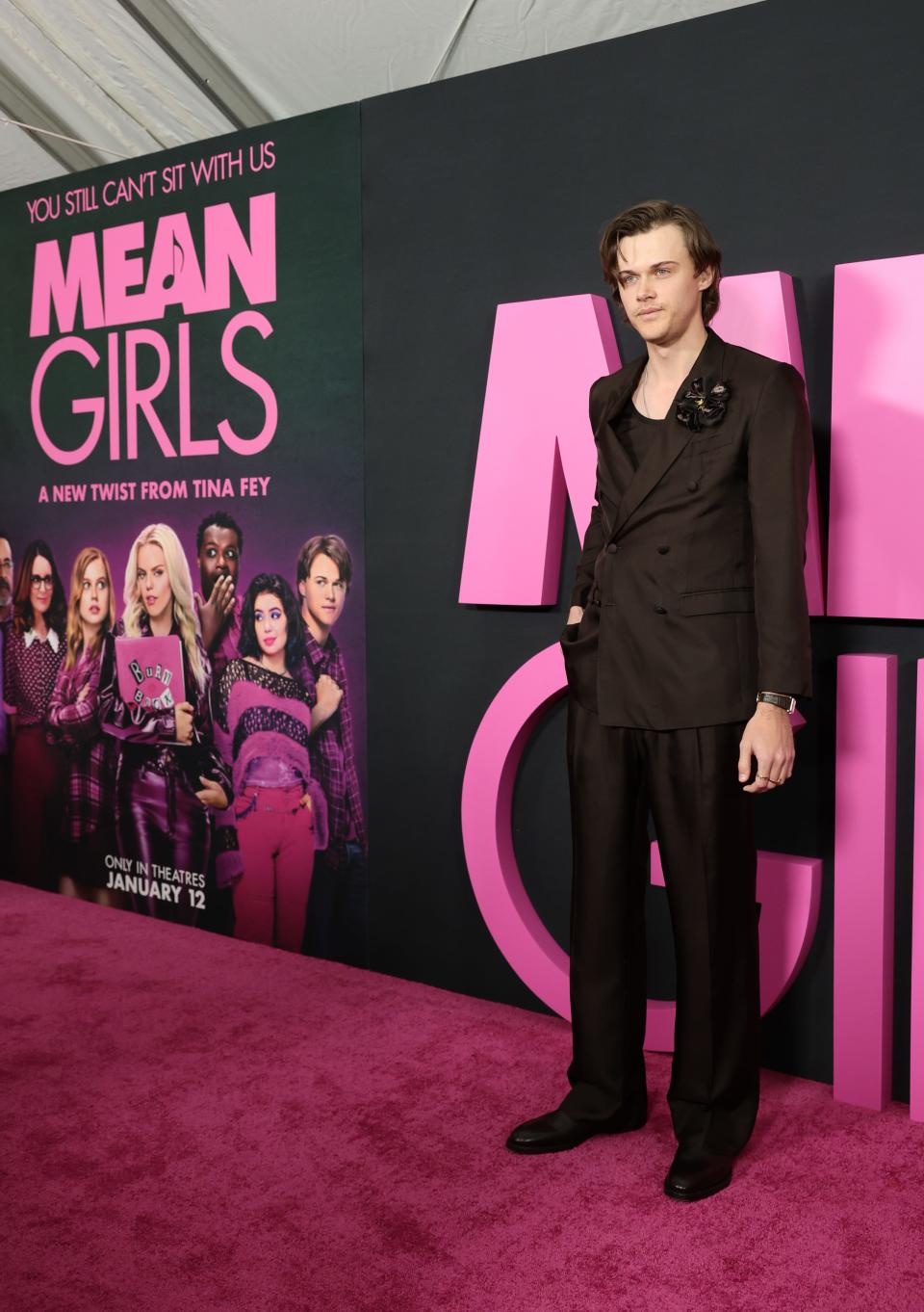 Christopher Briney at the "Mean Girls" premiere at AMC Lincoln Square Theater in New York City.