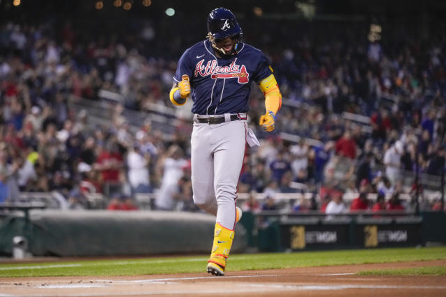 Ronald Acuña becomes first player ever with 15 homers, 30 steals through 70  games