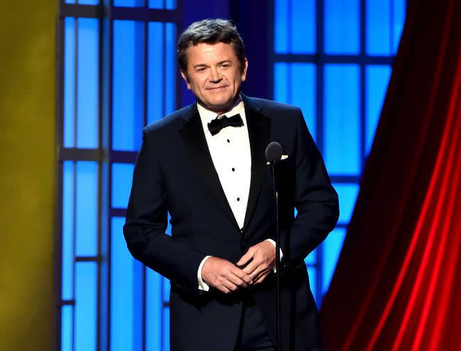 John Michael Higgins speaks onstage at the 46th annual Daytime Emmy Awards at Pasadena Civic Center on May 05, 2019 in Pasadena, California.