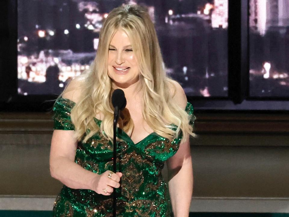 Jennifer Coolidge on stage at the 74th Primetime Emmy Awards (Getty Images)