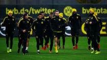 Soccer Football - Champions League - Borussia Dortmund Training - Adi-Preissler Strasse, Dortmund, Germany - November 20, 2017 Borussia Dortmund's Marcel Schmelzer during training REUTERS/Leon Kuegeler