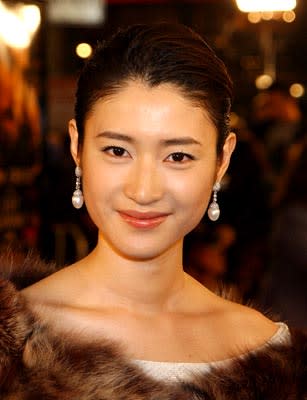 Koyuki at the LA premiere of Warner Bros. The Last Samurai