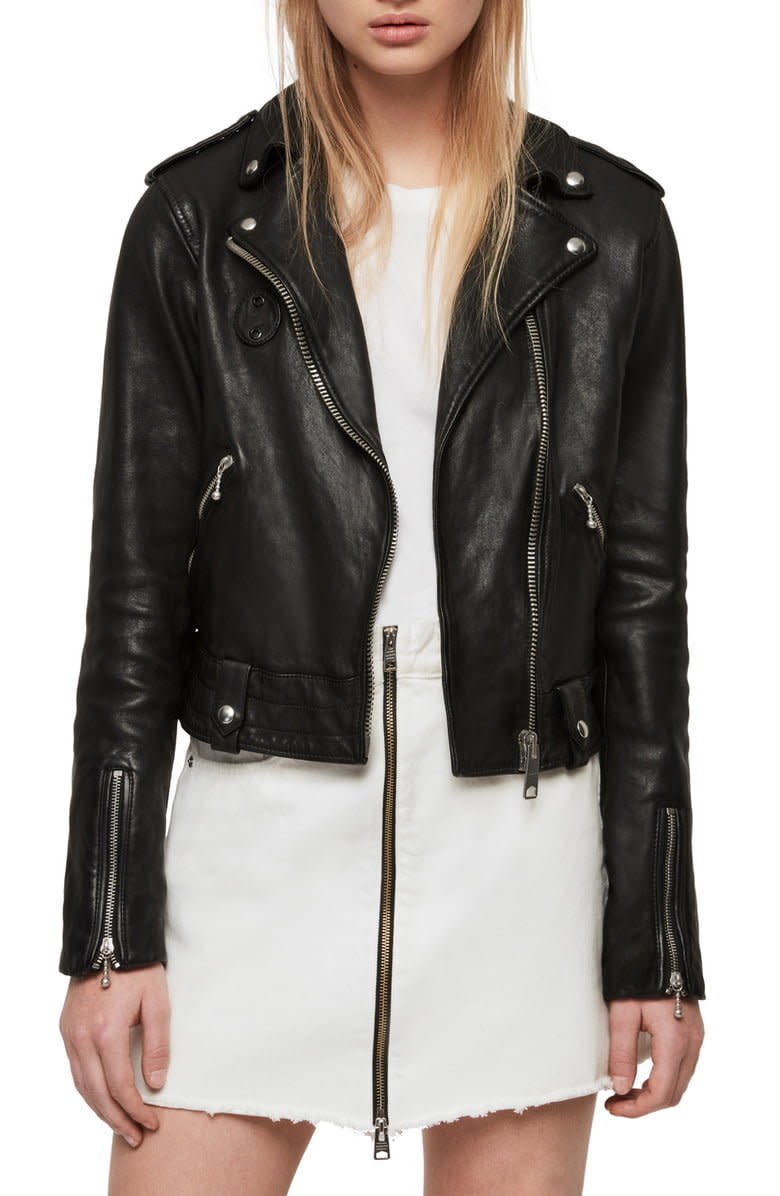 Vixon Leather Biker Jacket 