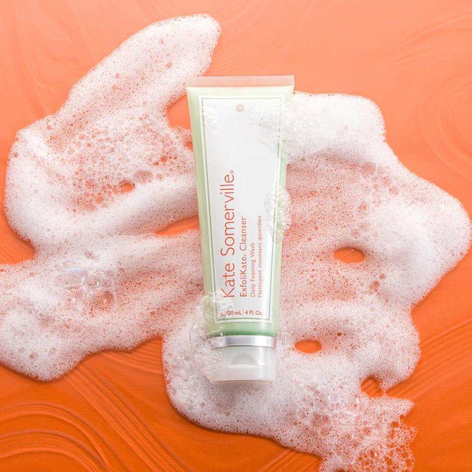 <p>The <span>Kate Somerville ExfoliKate Cleanser Daily Foaming Wash</span> ($20, originally $40) will cleanse your face while removing dead skin cells and debris for a brighter and smoother complexion. It's gentle enough to use everyday!</p>