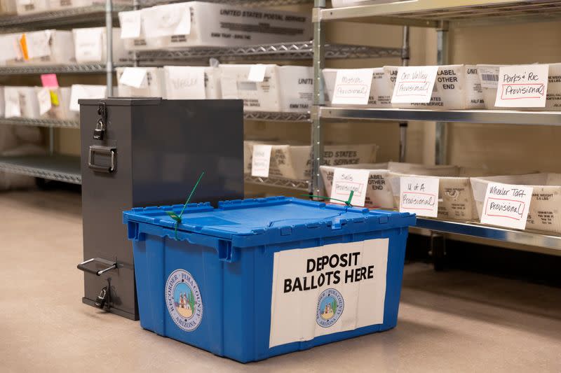 Ballots are counted and processed in Arizona