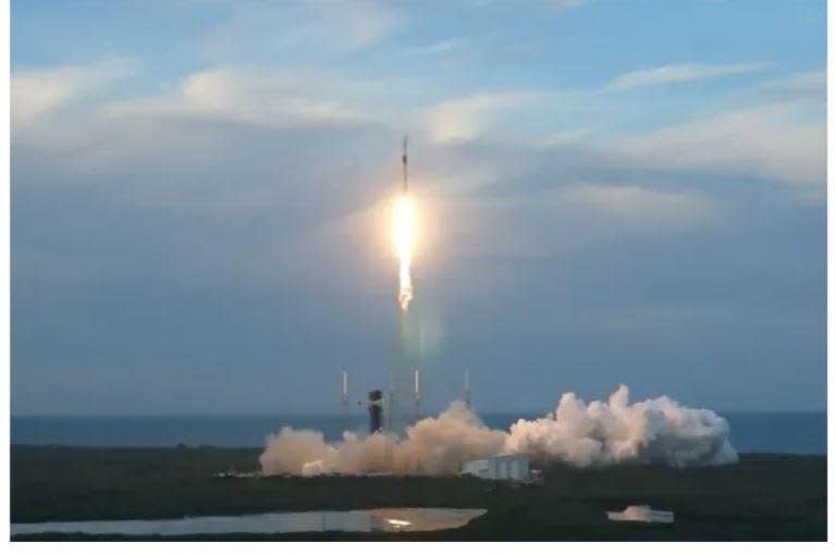 SpaceX launched a Falcon 9 rocket carrying Starlink satellites from Cape Canaveral, Florida Sunday, March 10th, 2024. Photo by SpaceX/X