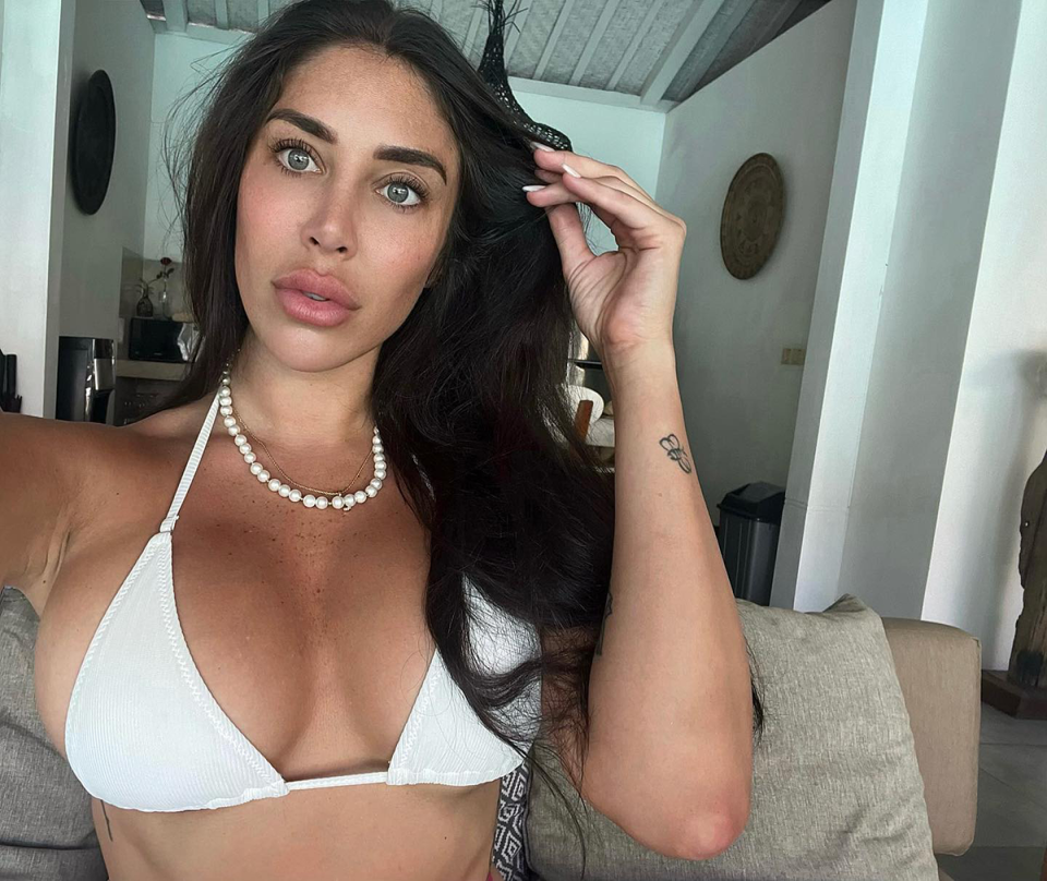 MAFS' Tamara Joy in a white bikini.