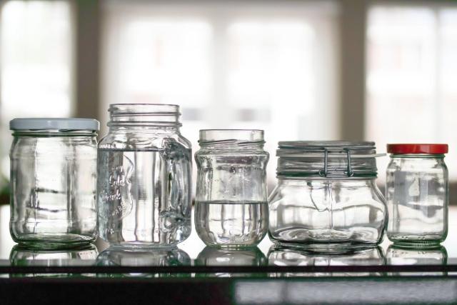 What to do with empty glass jars