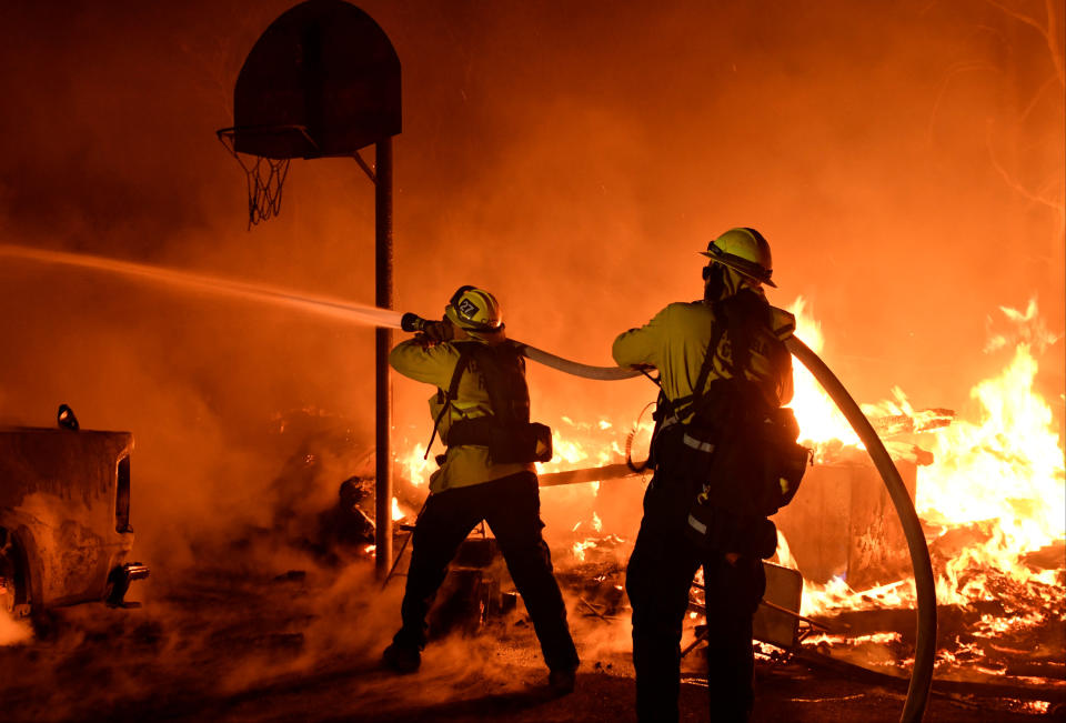 Impactantes imágenes de los incendios en California