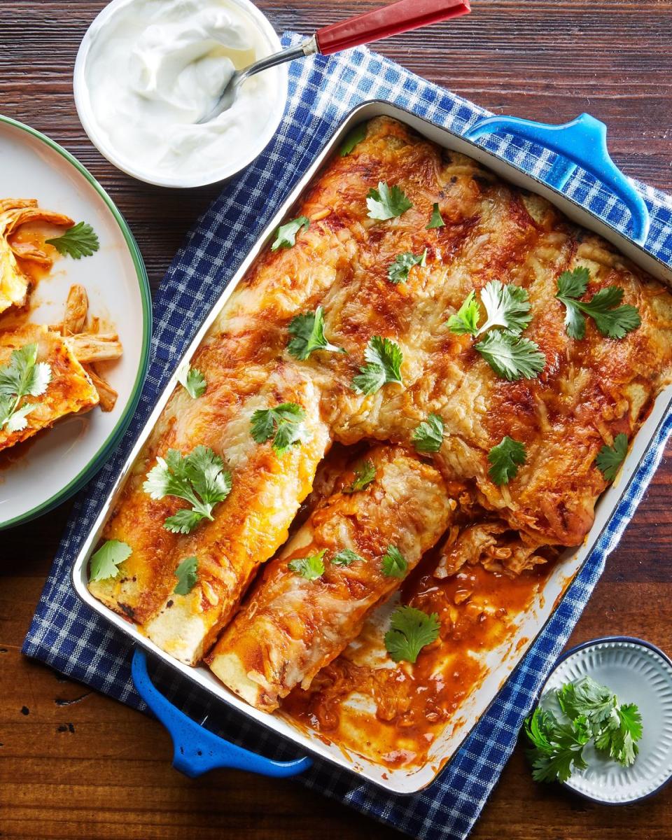 Tex-Mex Chicken Enchiladas