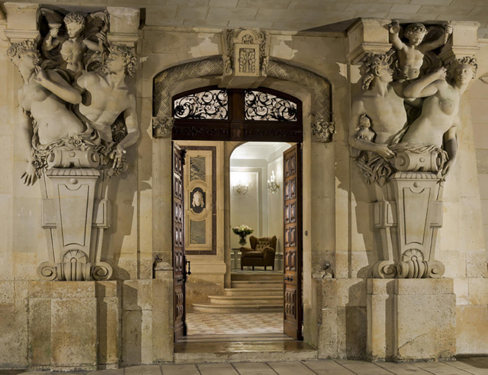 A doorway at Château Bouffément