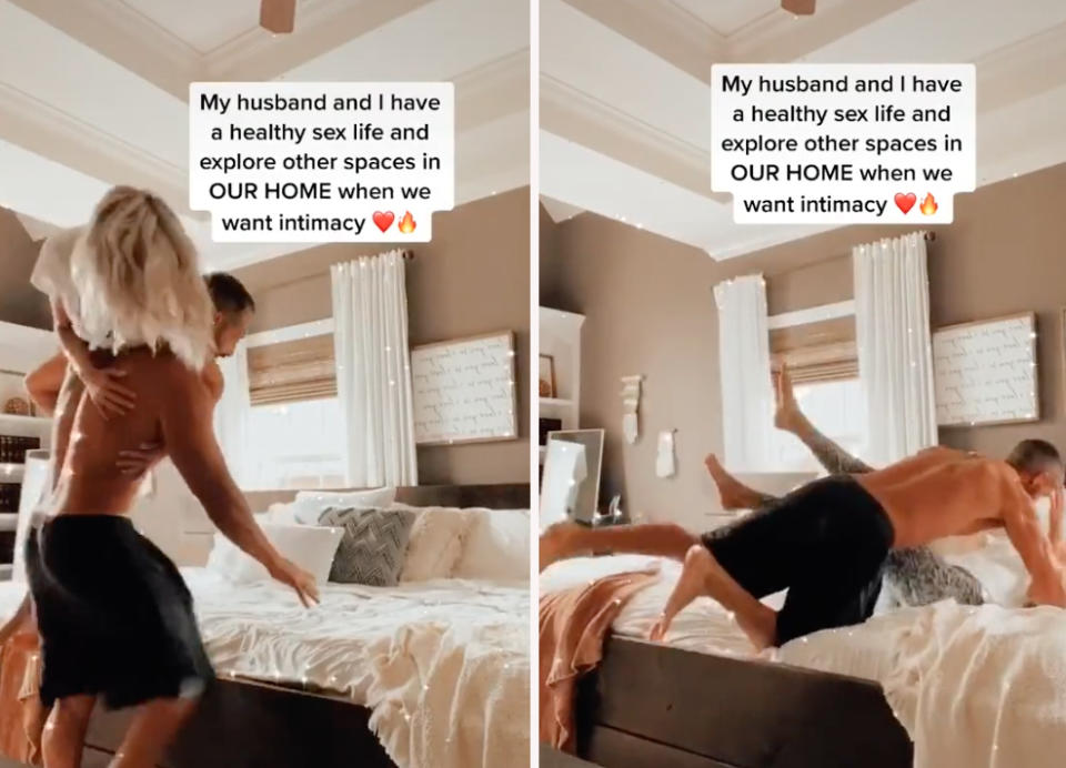 Amanda put any viewers concerned about her sex life with her husband at ease with a follow-up explanation. Photo: TikTok/ littlesouthernwife