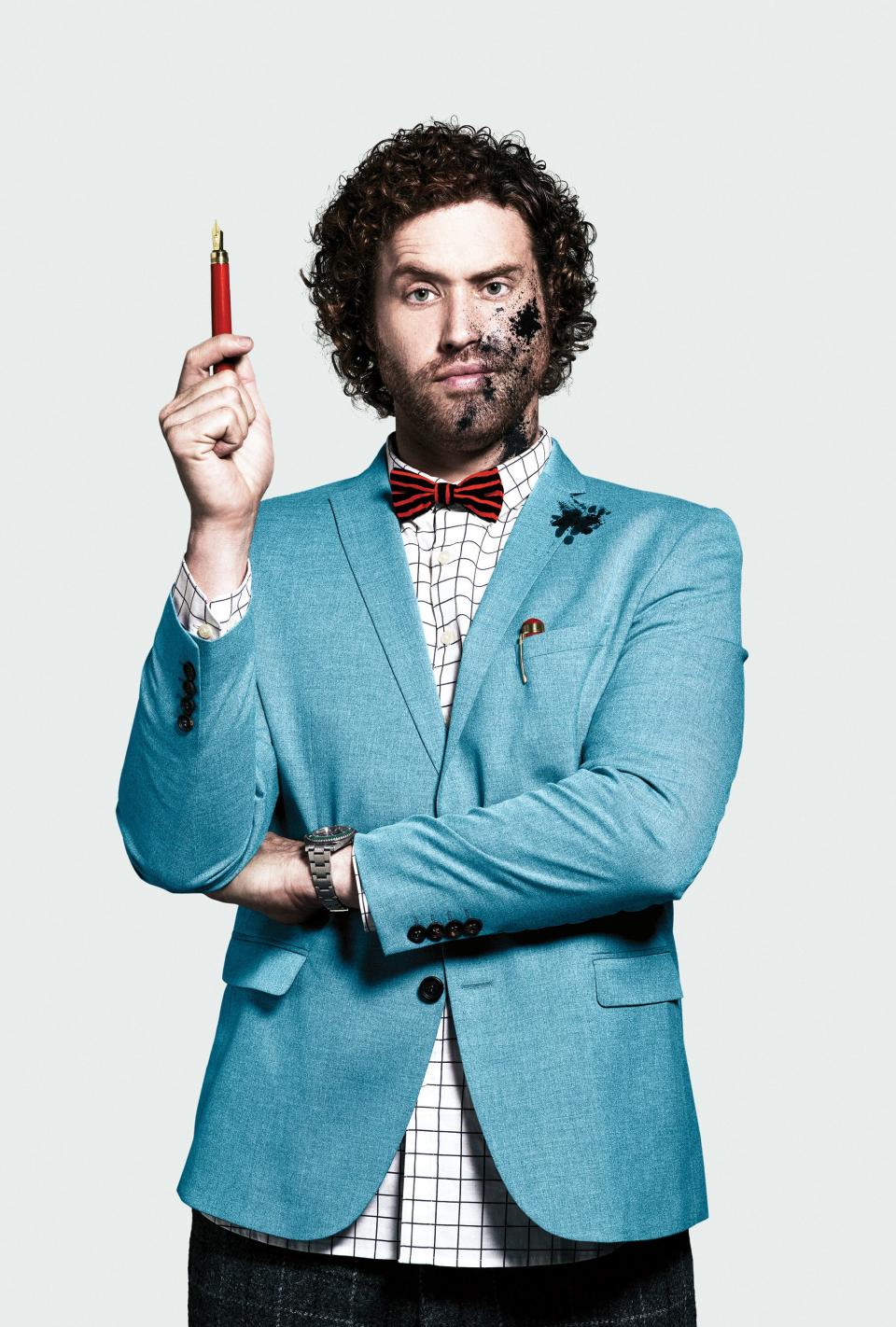 Comedian and actor T.J. Miller performs at the Funny Bone in West Des Moines.