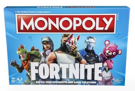Monopoly Fortnite Edition Board Game. (Photo: Walmart)