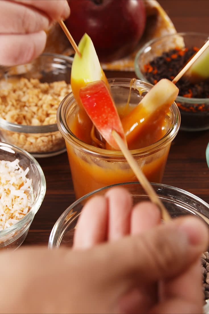 Boozy Caramel Apples