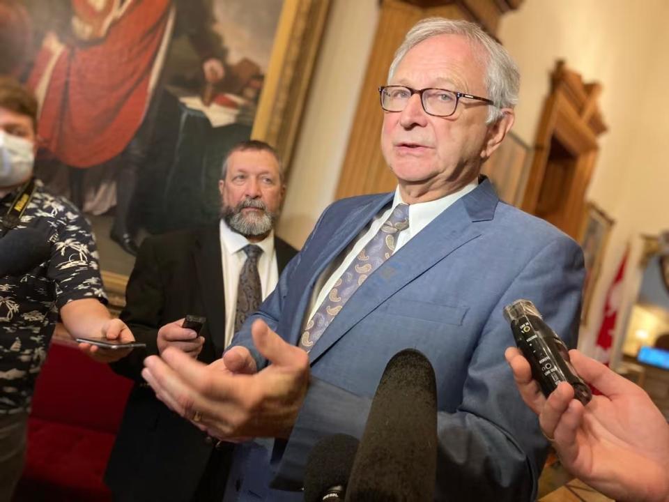 Although Premier Blaine Higgs blames Ottawa for clean fuel charges in New Brunswick,  he is blamed by opposition leaders for passing legislation requiring consumers, rather than oil companies, to pay for the federal policy. 