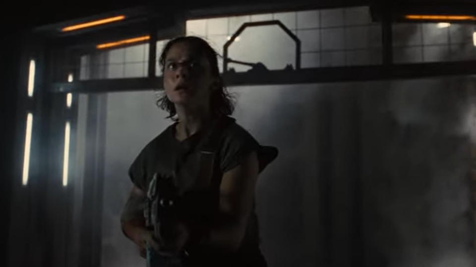  Cailee Spaeny in Alien: Romulus. 