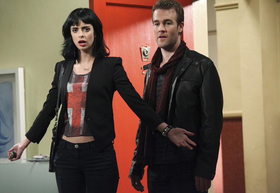 Krysten Ritter and James Van Der Beek