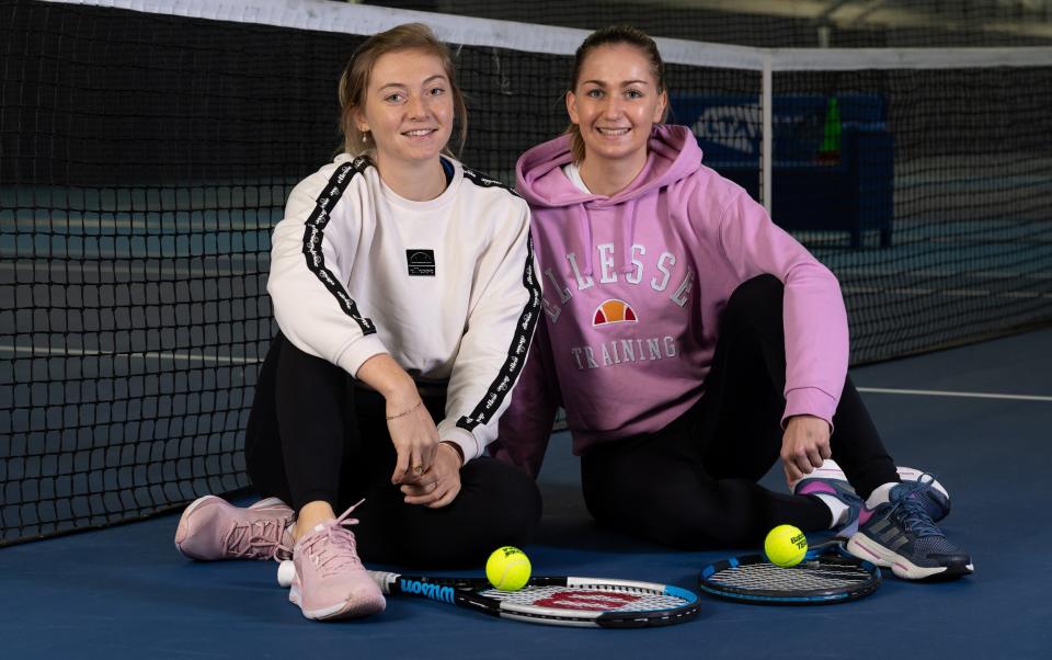 Alicia Barnett and Olivia Nicholls have been buoyed by their brilliant performances in the Billie Jean King Cup - Christopher Pledger