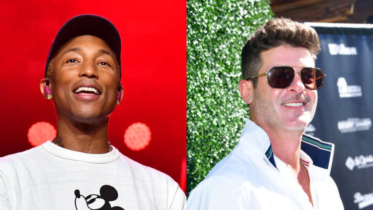 Pharrell and Robin Thicke