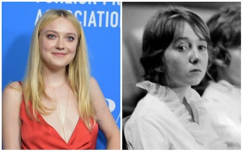 Dakota Fanning, left, and Lynette Fromme