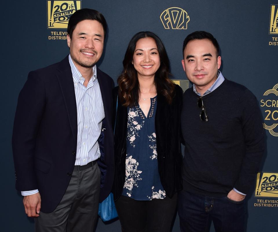 (From left) Randall Park, Jae W. Suh and Melvin Mar. (Photo: FOX+)