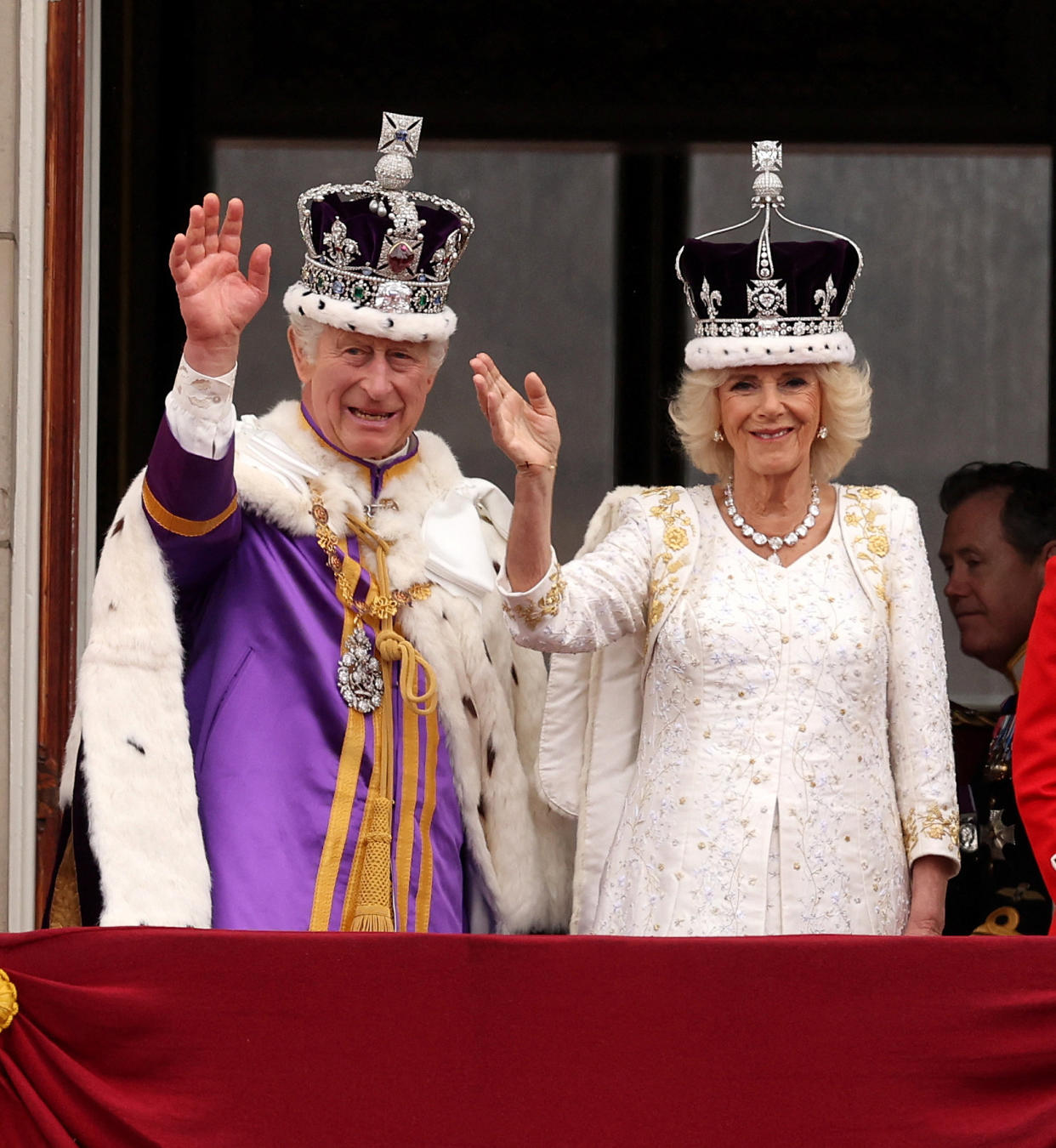 Los reyes Carlos III y Camilla. Marc Aspland/Pool via REUTERS