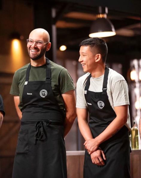 Reece Hignell and Brendan Pang on MasterChef 2020