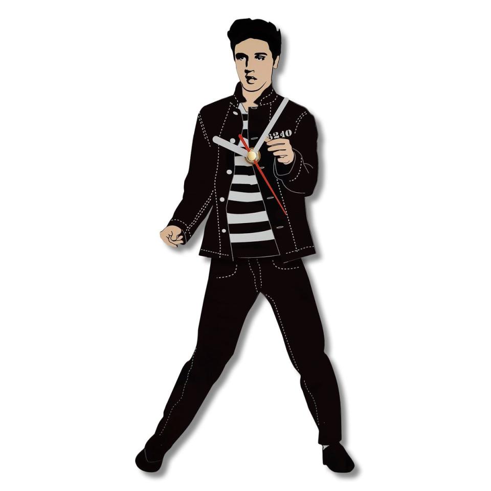 12) Elvis Presley Swinging Legs Clock