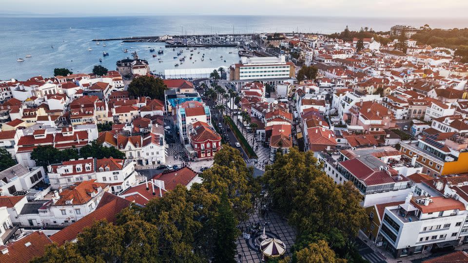 Former fishing village Cascais id located a short trip from Lisbon. - Alexandre Rotenberg/Alamy Stock Photo