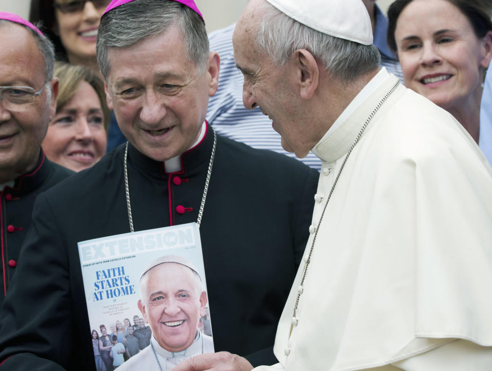 Cardinal Blase Cupich was appointed Archbishop of Chicago by Pope Francis on Sept. 20, 2014, and tapped to be a cardinal on Oct. 9, 2016. (Photo: ASSOCIATED PRESS)