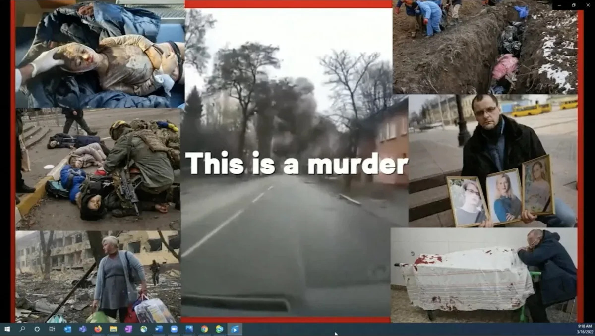 'This is a murder': Zelensky shows Congress graphic video of Russia's assault on..