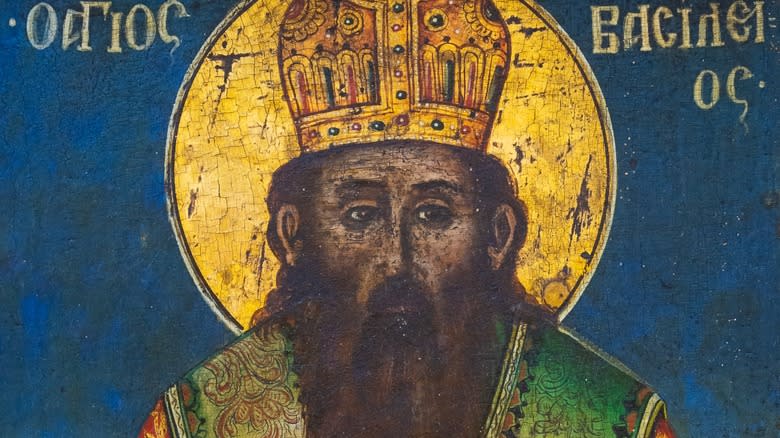 icon of St, Basil