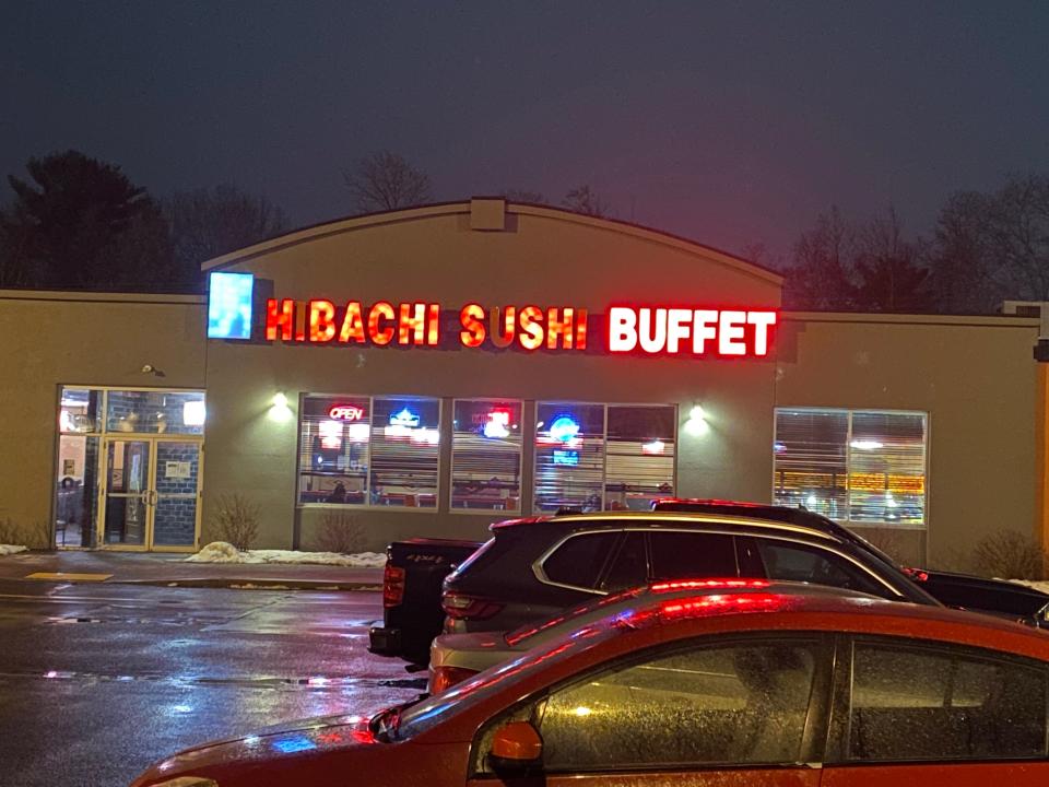 Hibachi Sushi Buffet, located at 59 US-44 in Raynham. Photo taken January 23, 2024