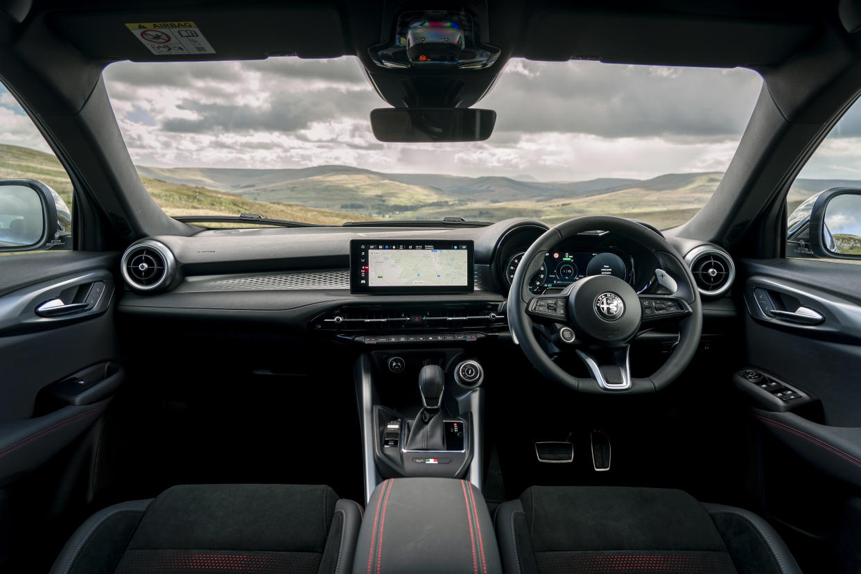 The Tonale’s interior gets plenty of technology. (Alfa Romeo)