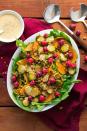 <p>When the veggies are this bright and beautiful, they're impossible to resist. The platter is as stunning as it is delicious. </p><p><strong>Get the recipe at <a href="https://veganyackattack.com/2016/11/22/brussels-sprout-butternut-squash-salad/" rel="nofollow noopener" target="_blank" data-ylk="slk:Vegan Yack Attack;elm:context_link;itc:0;sec:content-canvas" class="link ">Vegan Yack Attack</a>.</strong></p><p><strong><a class="link " href="https://go.redirectingat.com?id=74968X1596630&url=https%3A%2F%2Fwww.walmart.com%2Fip%2FRSVP-Monty-s-Salad-Servers-Spoons-Endurance-Stainless-Steel-Table-Setting-Tongs%2F166400017&sref=https%3A%2F%2Fwww.countryliving.com%2Fentertaining%2Fg34473510%2Fvegan-christmas-dinner%2F" rel="nofollow noopener" target="_blank" data-ylk="slk:SHOP SALAD SERVERS;elm:context_link;itc:0;sec:content-canvas">SHOP SALAD SERVERS</a><br></strong></p>