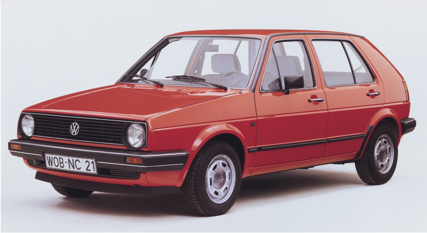 Der rote VW Golf 2 - Copyright: picture alliance / dpa | Volkswagen