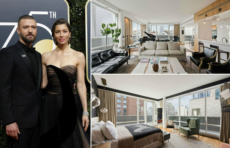 Así es el lujoso apartamento que Justin Timberlake y Jessica Biel venden en Nueva York por 8 millones