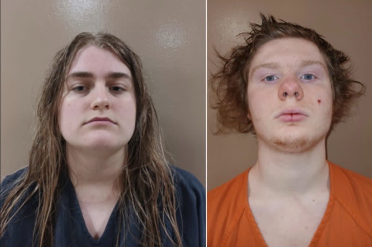 Emily Jane Dickinson, 20, and James Coleman Wooters, 19, were both charged with homicide and other counts in connection to a baby’s death in Pennsylvania  (Bedford County Prison)