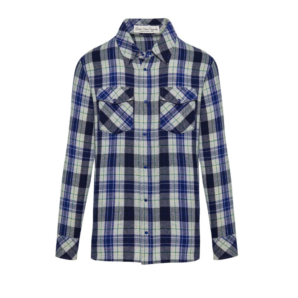 <p><a href="https://godstruecashmere.com/products/denim-tartan-shirt" rel="nofollow noopener" target="_blank" data-ylk="slk:Shop Now;elm:context_link;itc:0;sec:content-canvas" class="link ">Shop Now</a></p><p>Denim Tartan Shirt</p><p>godstruecashmere.com</p><p>$2250.00</p>