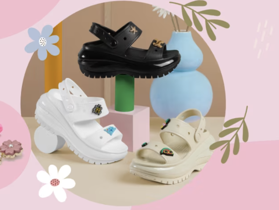 From beach wear, sandals, trendy clogs to boots, there's a crocs for every mum. PHOTO: Crocs