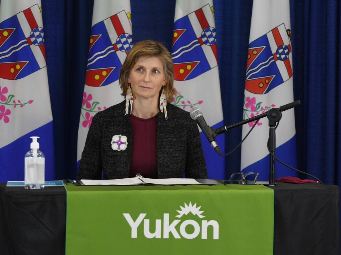 The Yukon's acting chief medical officer of health, Dr. Catherine Elliott, reported six new cases of COVID-19 in the territory since yesterday and issued one public exposure notice. (Jackie Hong/CBC - image credit)