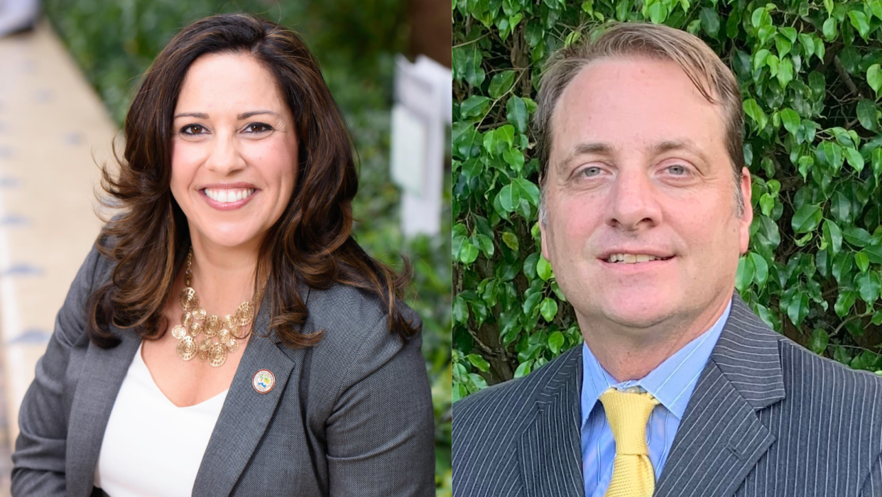 West Palm's District 5 campaign features incumbent Christina Lambert (left) against challenger Matthew A. Luciano.