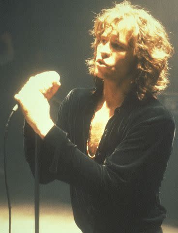 <p>Shutterstock</p> Val Kilmer as Jim Morrison in 1991's 'The Doors'